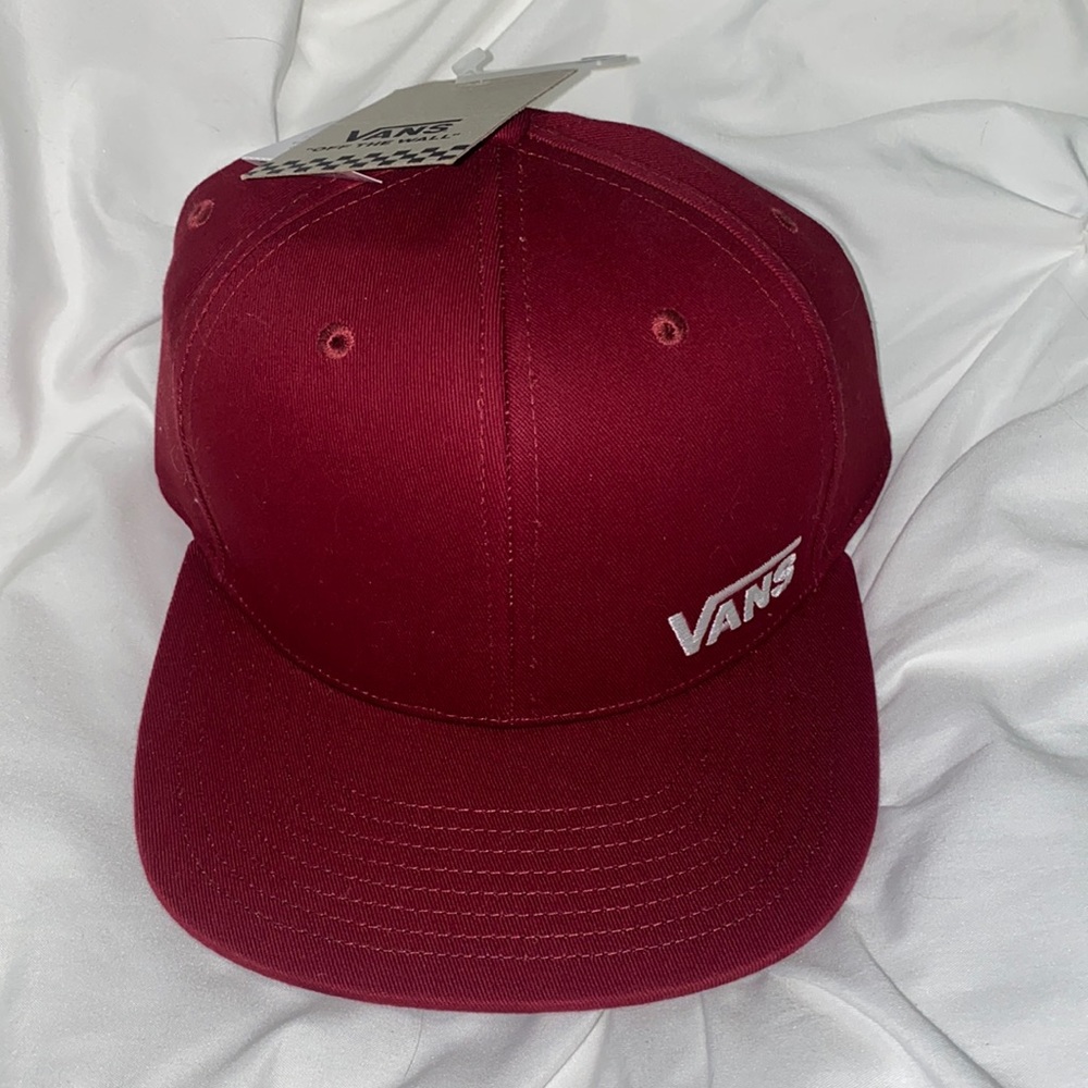 Vans red hat SnapBack adjustable